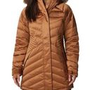 Columbia NWT  Women's Lay D Down III Mid Jacket SZ-2X Color: Camel Brown Satin Photo 0