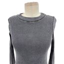 Young Fabulous and Broke  YFB Dax Gray Acid Wash Ribbed Knit Bodycon Dress Size XS Photo 2