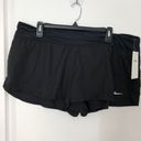 Nike  Swim Womens Black Athletic Shorts Size XXL Boardshort Bottoms Solid Element Photo 0