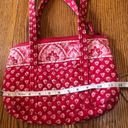 Vera Bradley  2006 Retired Little Betsy Nantucket Red Handbag Travel Bag Photo 4