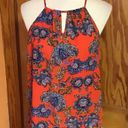 Collective Concepts Boho Bright Floral Halter Style Top Photo 3