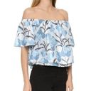 Keepsake  the Label Foundations Blue Floral Crop Swing Top S Photo 0