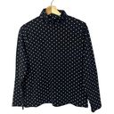 Liz Claiborne  Petite Black & White Polka Turtleneck Long Sleeve Top XLP Photo 0