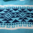 Weatherproof NEW  Fair Isle Pullover Sweater, Turqouise, Size Large Photo 6