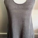 Krass&co  Op Barneys New York • Grey Linen Beaded Tank Top Photo 0