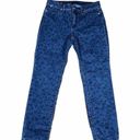 Talbots  Women Slim Ankle Cow Print Jeans Blue Size 4 Photo 1