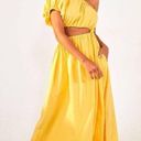 Farm Rio Yellow Open Waist Sundress Photo 0