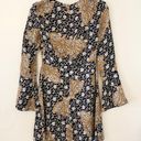 Revolve A.L.C. Trixie Silk Printed Long Bell Sleeve Mini Dress Size 0 Photo 2