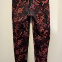 Sweaty Betty Super Sculpt Camo Red Pink Black 7/8 Leggings - Size XS Photo 5