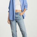 Everlane Oversized Poplin Cotton blue striped shirt Photo 1