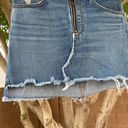 Rag and Bone  Jean Skirt Womens 23 Blue Jean Front Zip Otto Mini Summer Casual Photo 2