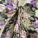 Natori Vintage  Set Chemise And Robe Floral Rose Print With Lace Trim Size Small Photo 8