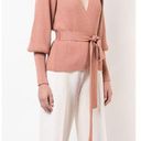 Ulla Johnson  Rose Lyra Wrap Ballet Sweater Belted Cardigan Size Large Photo 5