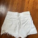 ZARA White Jean Shorts Photo 1