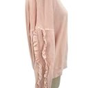 n:philanthropy  Lulu Ruffled Sweatshirt in Blossom Pink Size Large Photo 2