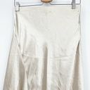 EXPRESS  Womens Metallic Asymmetrical Hem Silky Satin Midi Skirt Size S Gold NWT Photo 1