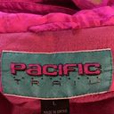 Pacific trail Vintage Large Ski Jacket Magenta Pink Hooded Zip Up  Coat FLAWED Photo 2