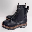 Sam Edelman  Boots Womens Size 6.5 Black Leather Laguna Chelsea Waterproof NEW Photo 5