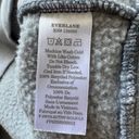 Everlane Sweatshirt ReNew Fleece Raglan Long Sleeve Crewneck Smoke Light Blue M Photo 9