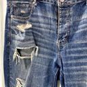 American Eagle  Women's Tom Girl High-Rise Distressed/Ripped Jeans Sz 14 Photo 4