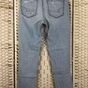 American Eagle  Women’s Distressed Strigid Mom Jeans Light Wash Size 6 Photo 4