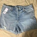 Wild Fable  Women's Plus Jean Shorts sz 16 Light Super High Rise Curvy  NWT Photo 0