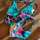 Agua Bendita  Vini Lake Top Portolla Bottom Tie Dye Bikini Swimsuit Size Medium Photo 2