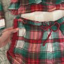 Target Red/Green/White Plaid PJ Set Photo 4