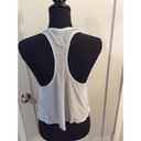 Sweaty Betty  Light Blue Racer Back Tank Size medium M Cropped Photo 2