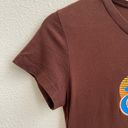 rAre Corona Las Fina Vintage Y2K Brown Blue Palm Tree Graphic Short Sleeve Tee Photo 4