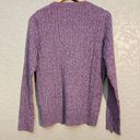 kim rogers Crew Neck Cable Knit Sweater Photo 3