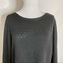 Lane Bryant  Black Pointelle Boat Neck Sweater 14/16 XL NWT Photo 3