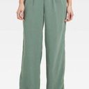 A New Day  Women's High-Rise Wide Leg Fluid Pants grassy Glen size 2 Photo 0