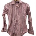 Polo  Ralph Lauren Pink Striped Button Down Shirt Size 14 / Small Photo 0