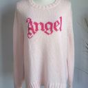 Wooden Ships , Caprice Angel Crew Pink Sapphire Mohair Wool Sweater, Medium Photo 2