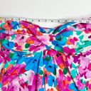 Twisted NWT Swim Solutions  Bandeau Tankini‎ Top in Primavera Floral Pink Photo 13