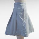 American Eagle  Light Blue Pleated High Waist Tennis Mini Skirt Size 6 Photo 3