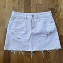 PacSun Pink Jean Mini Skirt Photo 0