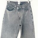 Princess Polly  Womens Holly Asymmetric Crossover Waist Straight Leg Jeans Size 4 Photo 3