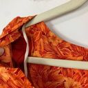 Lane Bryant Designs  Orange Floral Maxi Dress Size 28 Photo 10