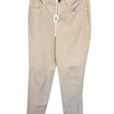 Nike  Dri Fit Light Tan Pants Size 4 Flat Front Stretch Photo 4