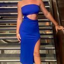 SheIn Strapless Cutout Dress Photo 0