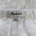 Madewell  White Off the Shoulder Swiss Dot Shorts Romper Size Small Photo 3