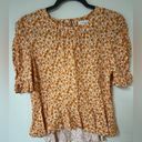 A loves A  peplum top boho floral peplum top Photo 1