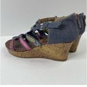 Sam Edelman  Elsie Tia Strappy Multicolored
Wedge Sandals Photo 8