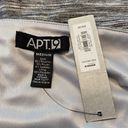 Apt. 9  Skirt Womens Medium Gray Black‎ Pencil Stretch Space Dye Above Knee New Photo 3