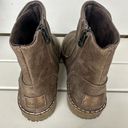 blowfish  Malibu Cozy Up Vegan Zip Up Velour Lined Grunge Ankle Booties Boots 8.5 Photo 1