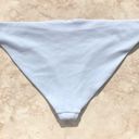 Topshop Pastel Blue Ribbed  Bikini Bottoms Photo 12