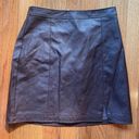 Abercrombie & Fitch Leather Skirt Photo 0