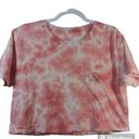 Ivory Ella  Pink Tie Dye Crop Top Short Sleeve Size M Photo 0